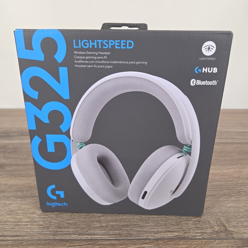 Logitech G325 Lightspeed Wireless Bluetooth Gaming Headset - White Brand New